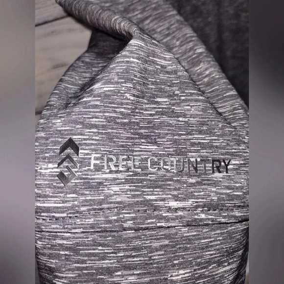 Free Country Heathered Black Softshell Performance Jacket size Medium‎ - Picture 5 of 8